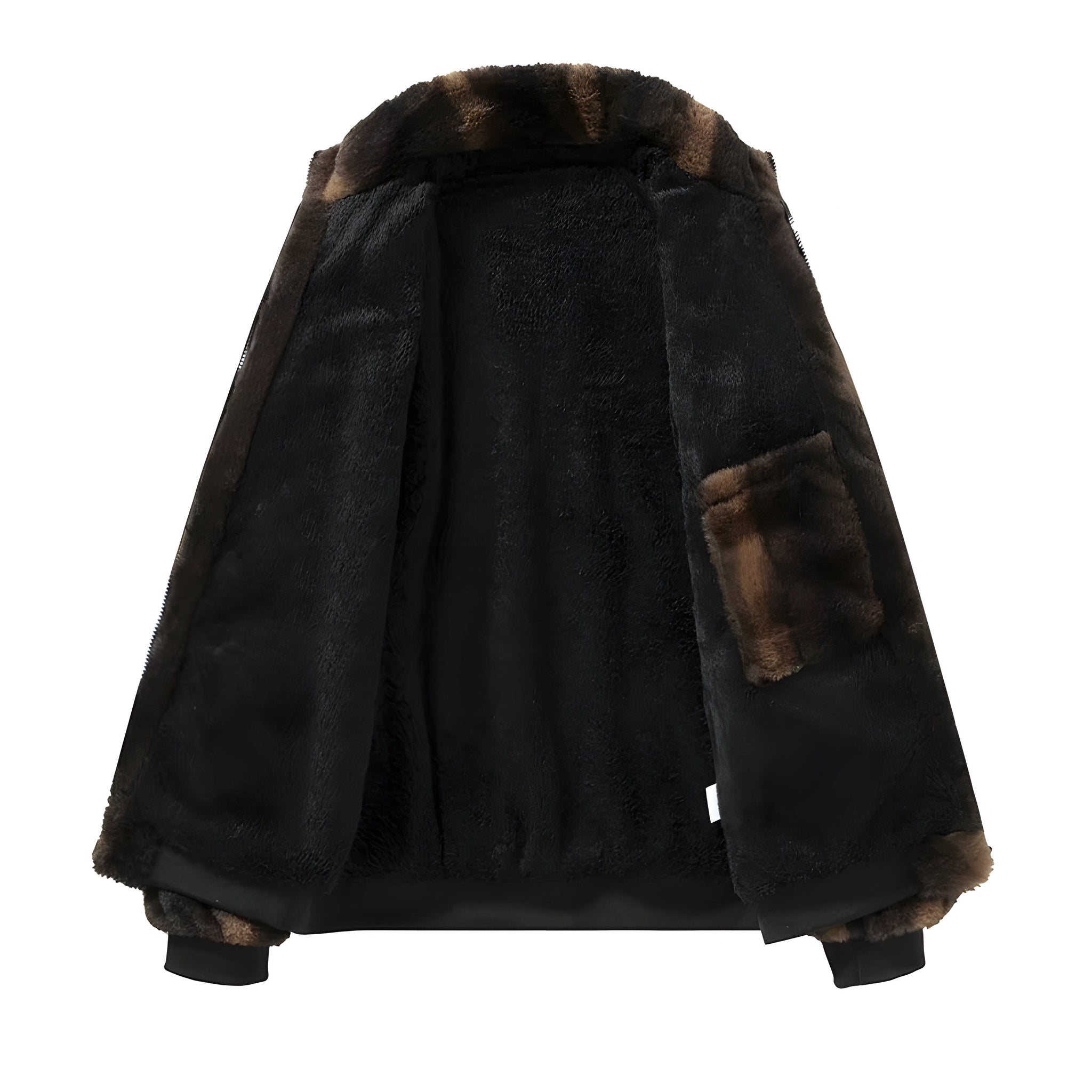 Dam Fuskpälsjacka Retro Chic Oversized 3