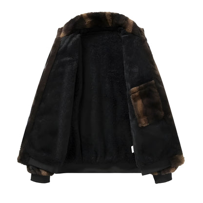 Dam Fuskpälsjacka Retro Chic Oversized 3