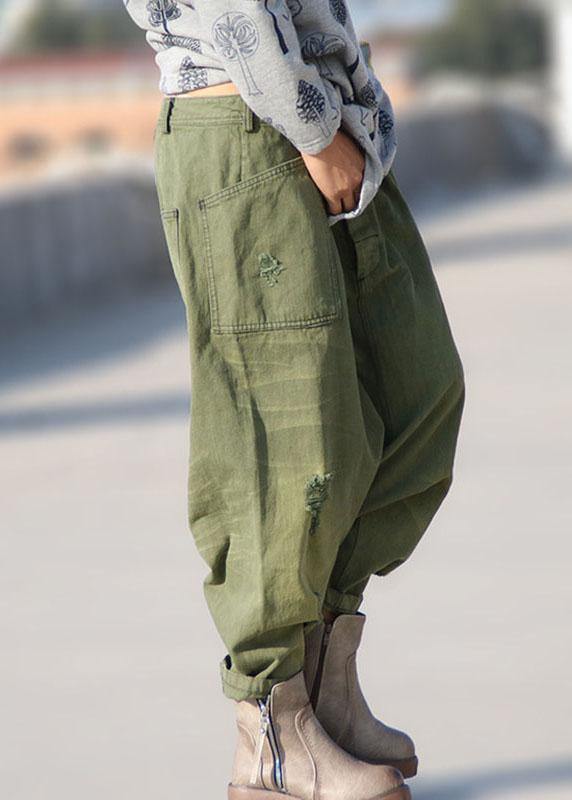 Dam Harembyxor med Fickor – Avslappnad Stil och Trendig Design 3