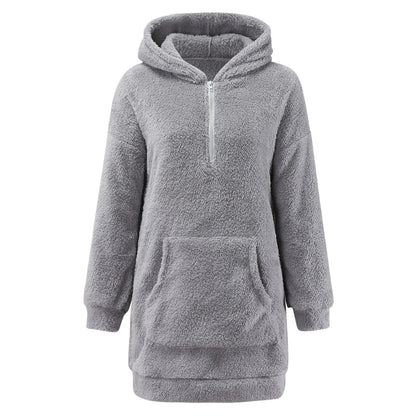 Dam Hoodie Mjuk Polyester 4