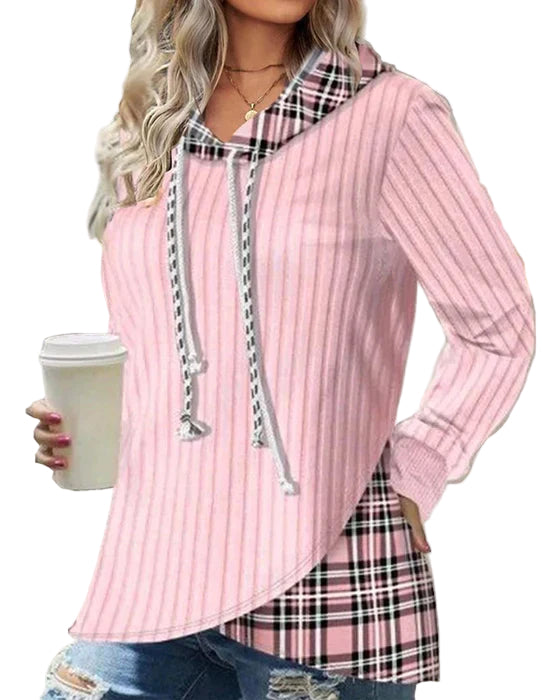 Dam Huvtröja Långärmad Trendig 0