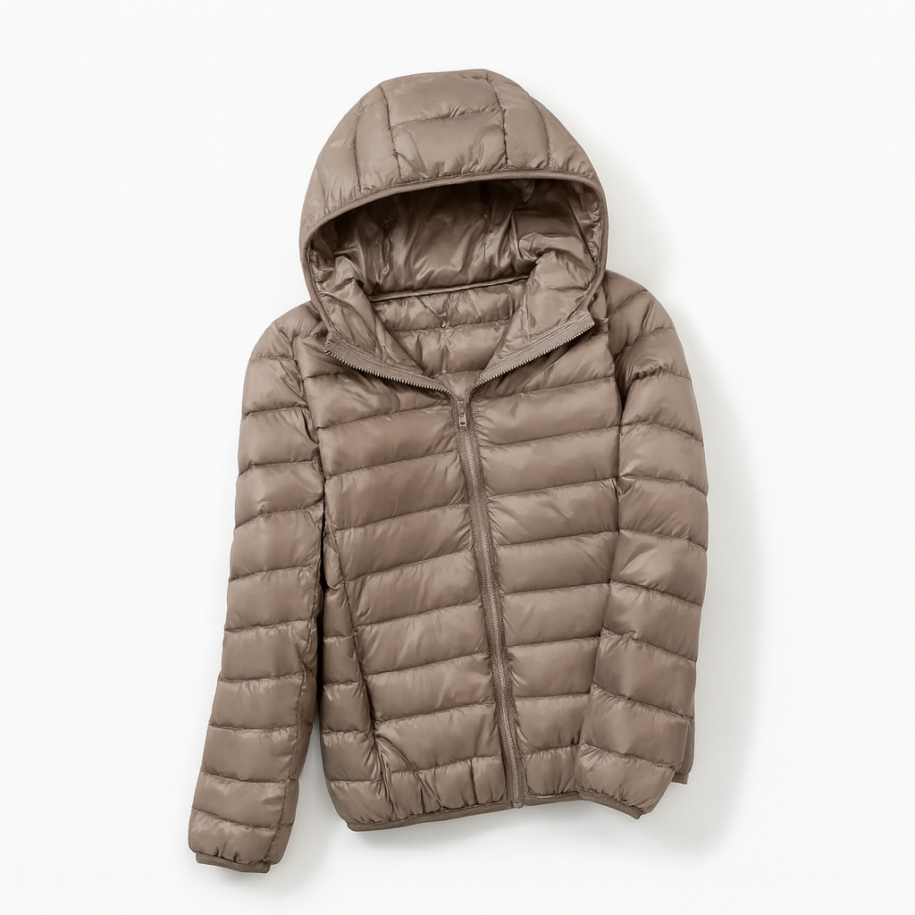 Dam Jacka Vinter Huvjacka Med Modern Design 15