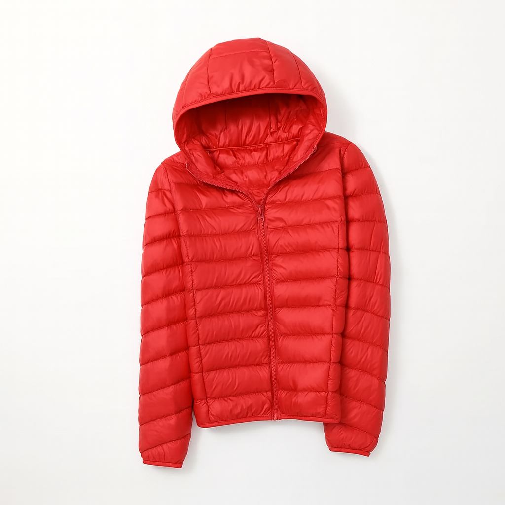 Dam Jacka Vinter Huvjacka Med Modern Design 16