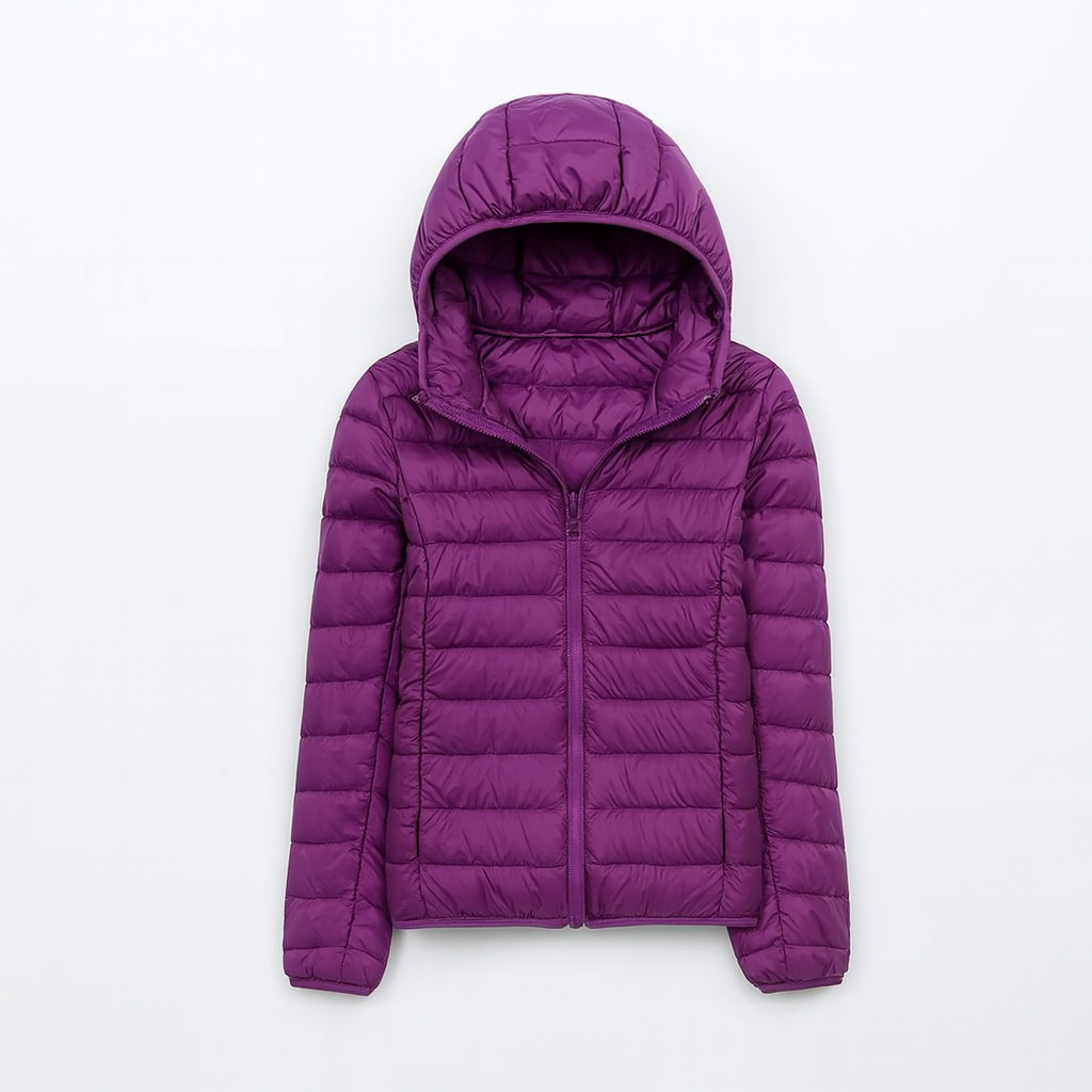 Dam Jacka Vinter Huvjacka Med Modern Design 17