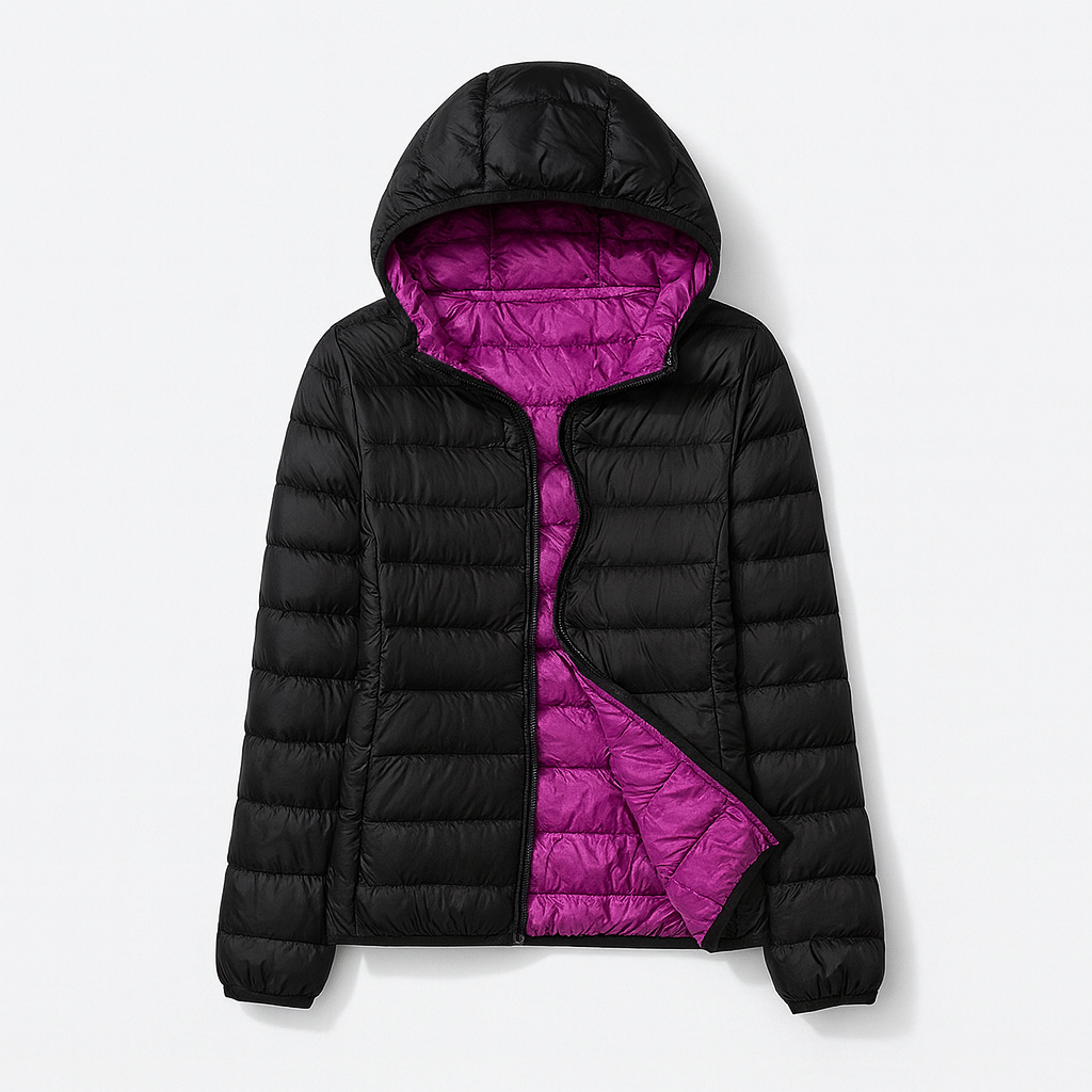 Dam Jacka Vinter Huvjacka Med Modern Design 4