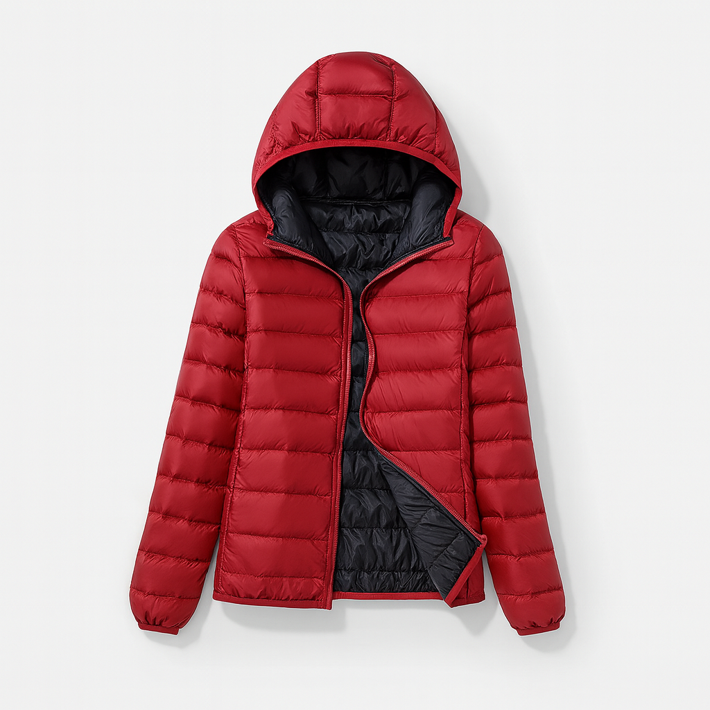 Dam Jacka Vinter Huvjacka Med Modern Design 5