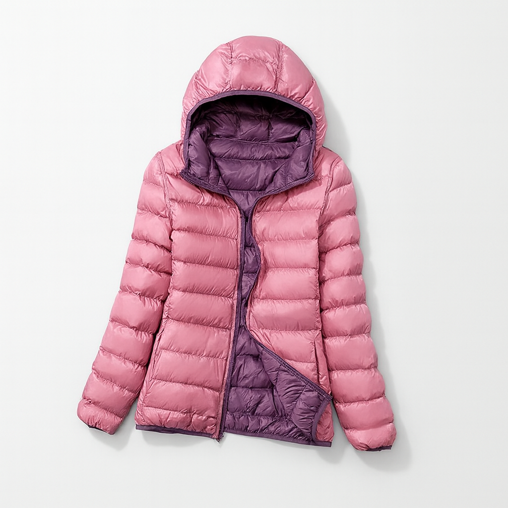 Dam Jacka Vinter Huvjacka Med Modern Design 7