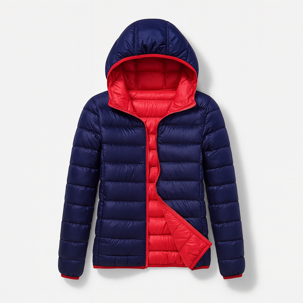 Dam Jacka Vinter Huvjacka Med Modern Design 8