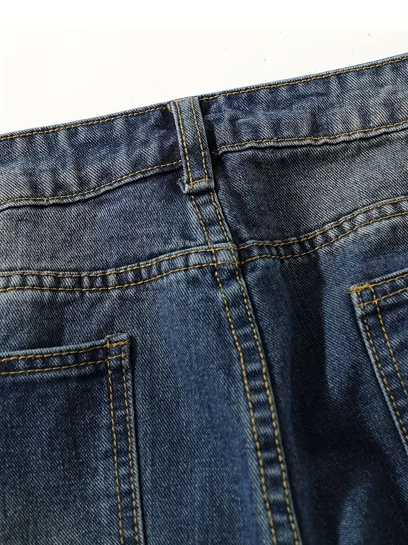 Dam Jeans Hög Midja Lös Passform 7