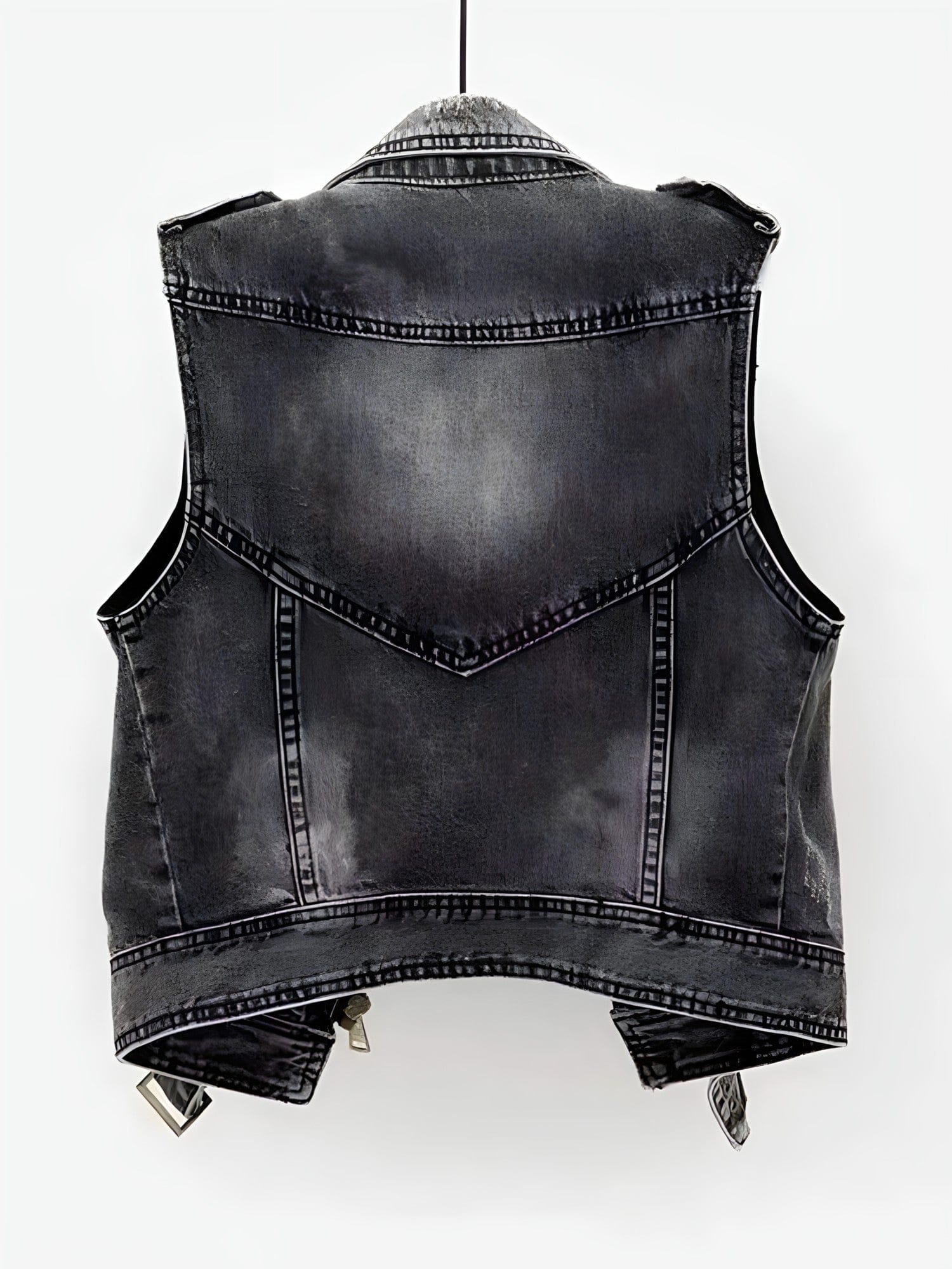 Dam Jeansväst Klassisk Stil Mångsidig Denim 0