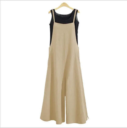 Dam Jumpsuit Enfärgad Casual Dungaree 8