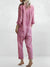 Dam Jumpsuit Med Polokrage och Kokerbyxor i Polyester 3