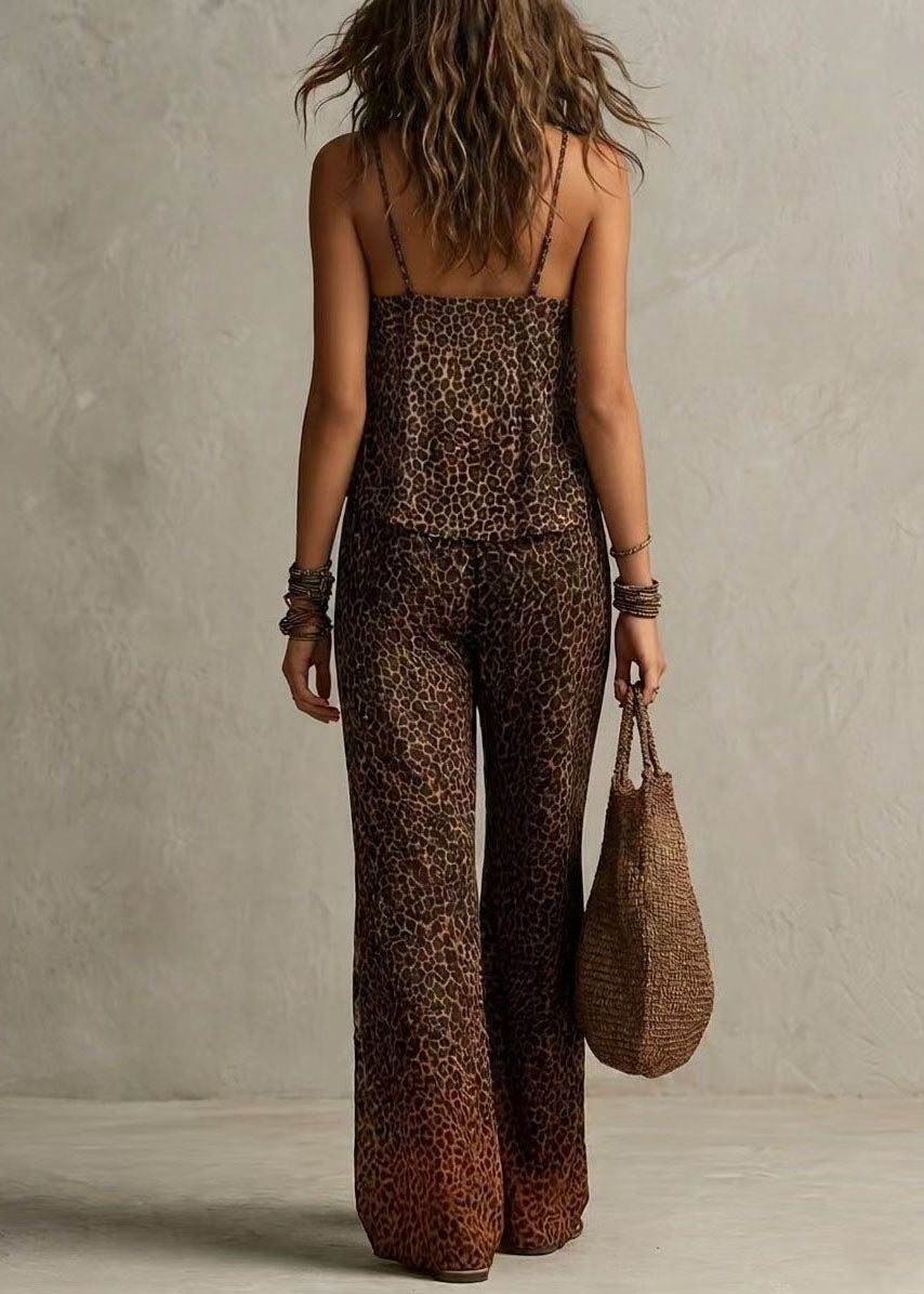 Dam Jumpsuit Tvådelad Långärmad Mönstrad 3
