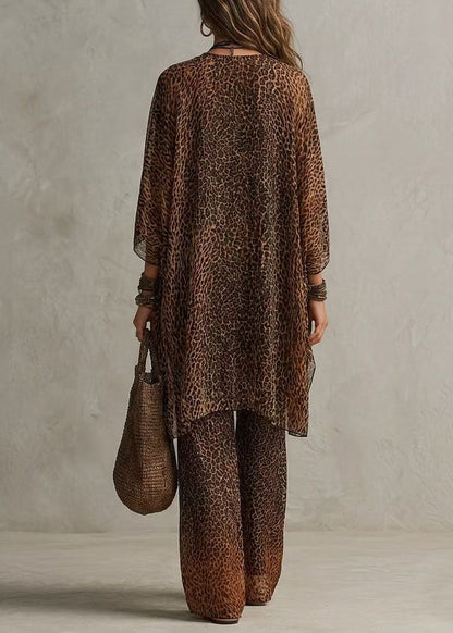 Dam Jumpsuit Tvådelad Långärmad Mönstrad 4