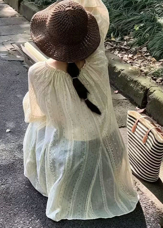 Dam Klänning Mini Oversized med V-hals och Tryck 3