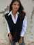Dam Knit Sweater Vest V-ringad Design 1
