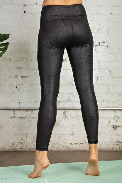 Dam Leggings i Chintz Butter Mjuk Full Length 3