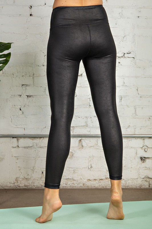 Dam Leggings i Chintz Butter Mjuk Full Length 3