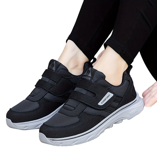 Dam Loafers Klittenband Syntetisk Material Modern Design 0
