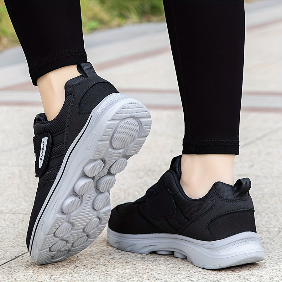 Dam Loafers Klittenband Syntetisk Material Modern Design 2