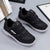 Dam Loafers Klittenband Syntetisk Material Modern Design 3