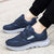Dam Loafers Klittenband Syntetisk Material Modern Design 5