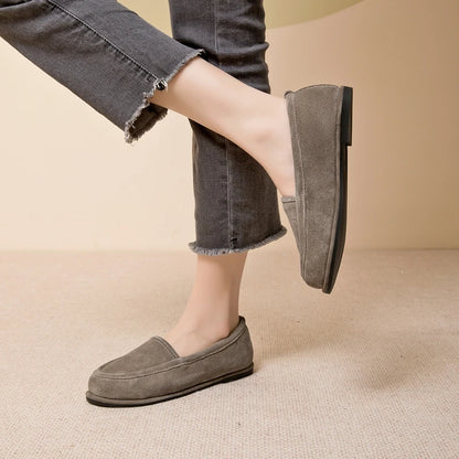 Dam Loafers Låg Klack Casual 5