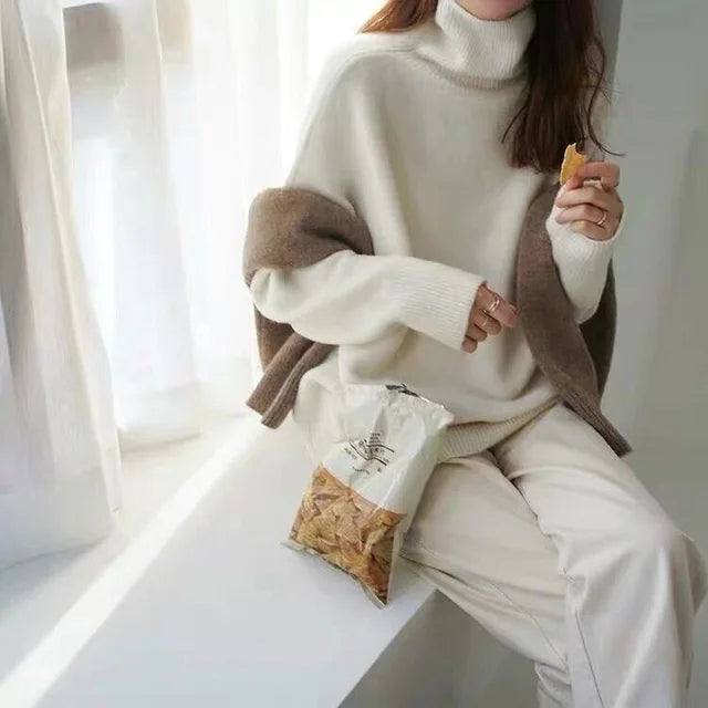 Dam Loose Cashmere Tröja 3