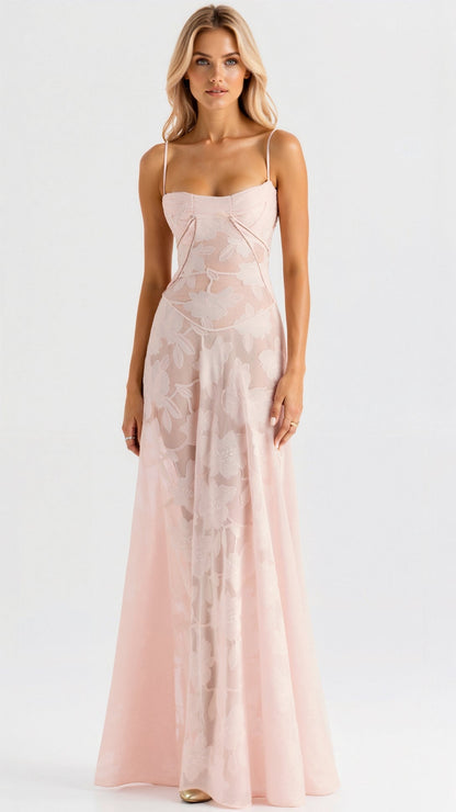 Dam Maxiklänning Bustier för Bröllop 1