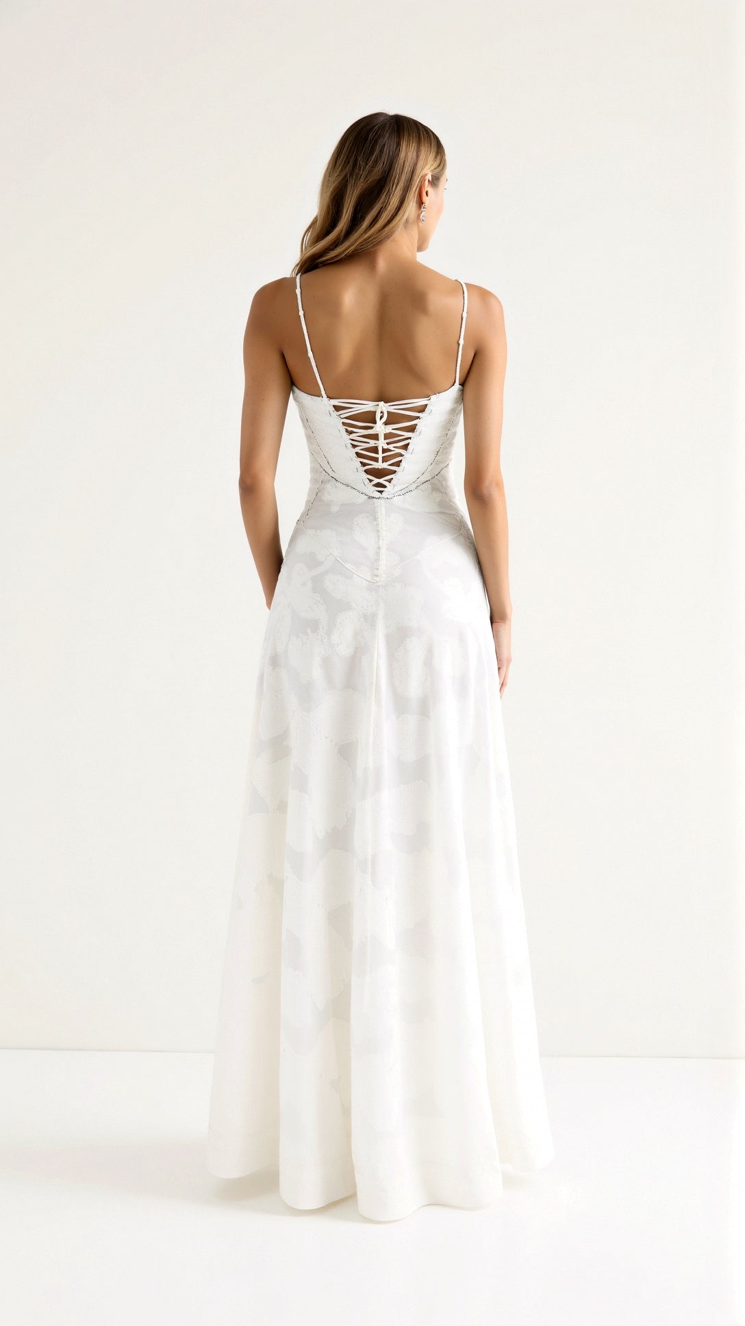 Dam Maxiklänning Bustier för Bröllop 4