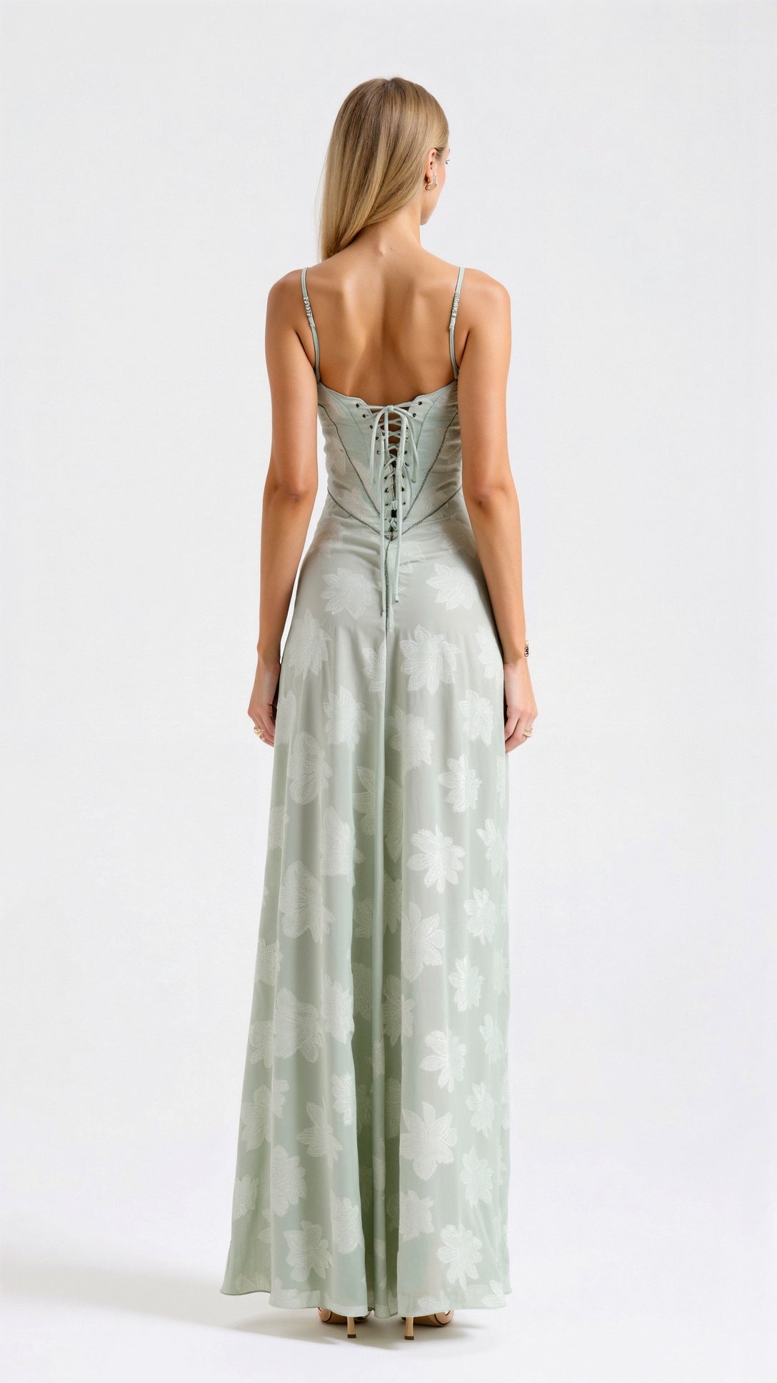 Dam Maxiklänning Bustier för Bröllop 6