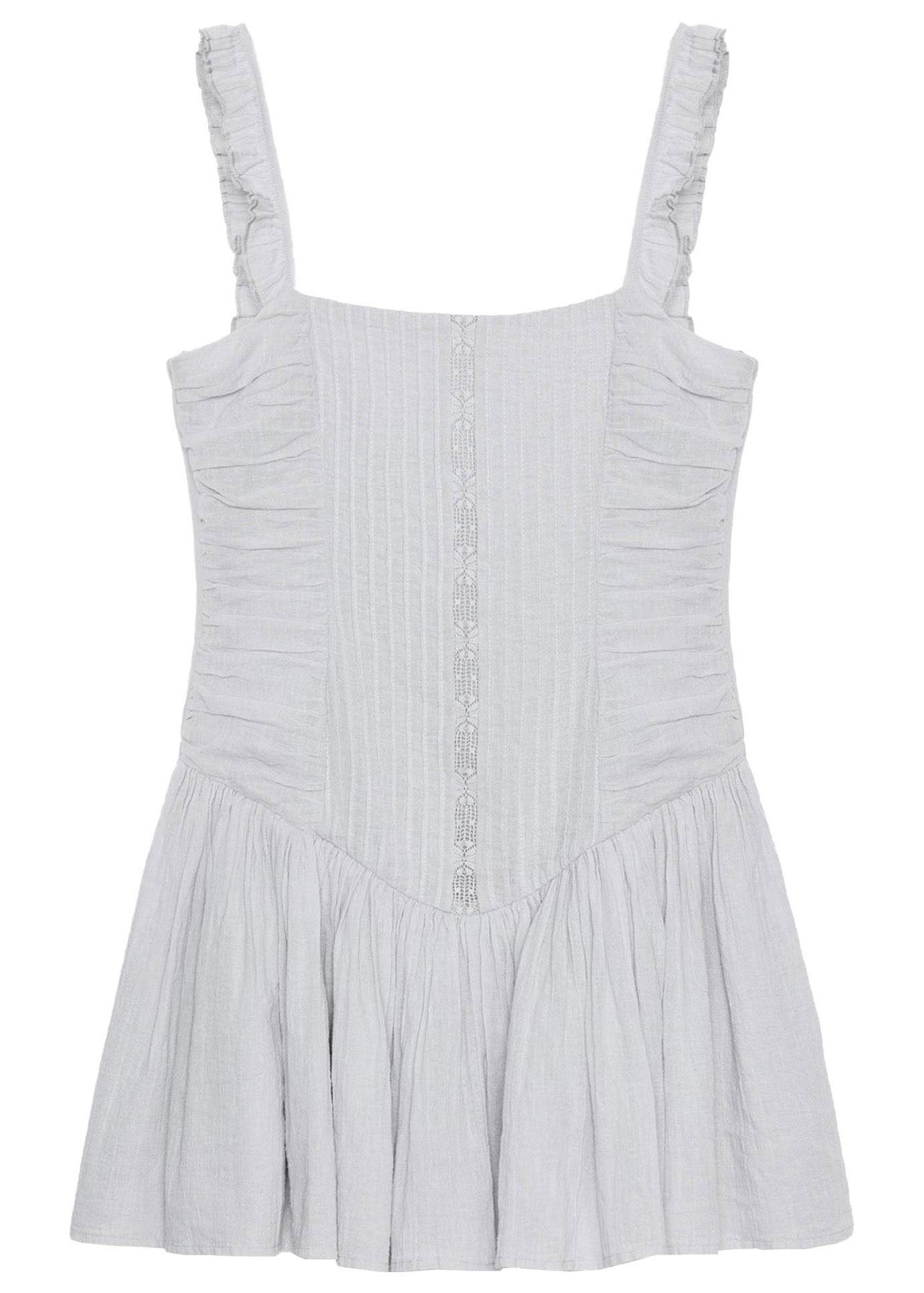 Dam Mini Klänning Skrynklig Stil 4