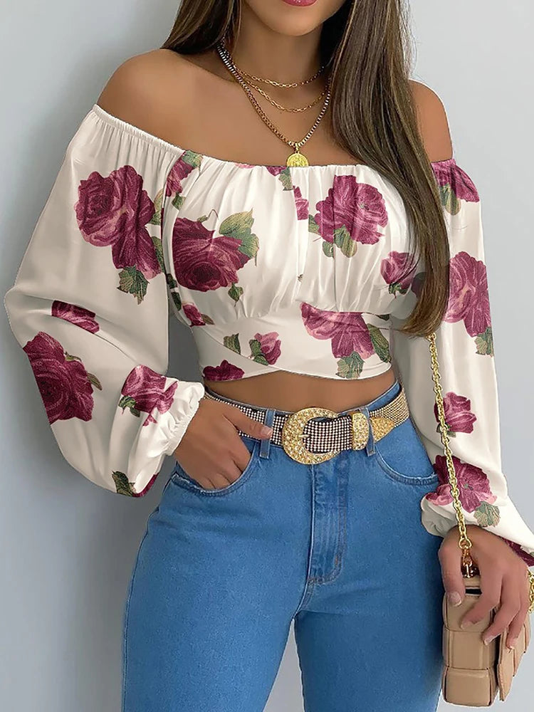 Dam Off Shoulder Blus Chic 5