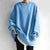Dam Oversized Tröja Minimalistisk Mjuk Textil 5