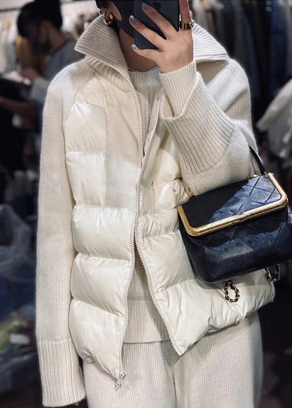 Dam Parka med Turtleneck och Dragkedja 2