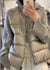 Dam Parka med Turtleneck och Dragkedja 3