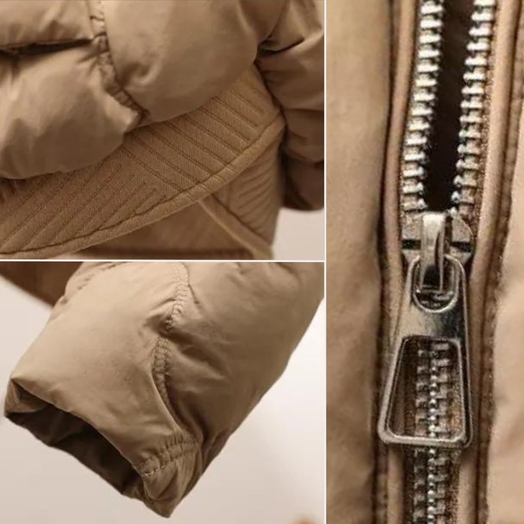 Dam Pufferjacka Modern Design Trendig Isolering för Höstaktiviteter 2