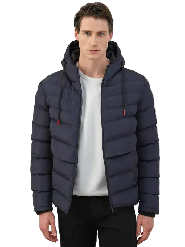 Dam Pufferjacka med Huva Modern Design 0