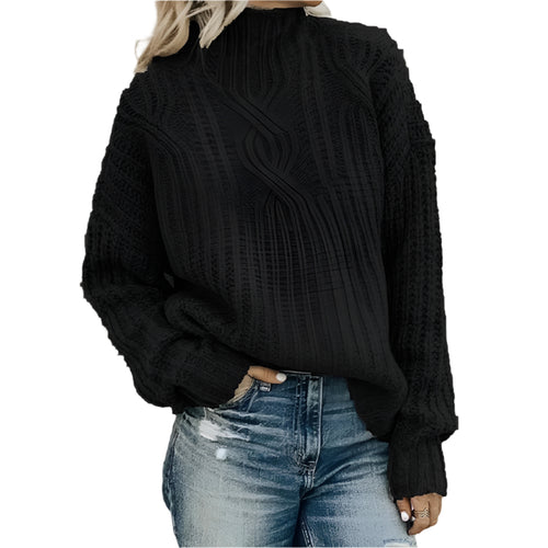 Dam Pullover Klassisk Stil Mjuk Material 0