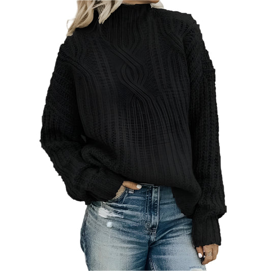 Dam Pullover Klassisk Stil Mjuk Material 0
