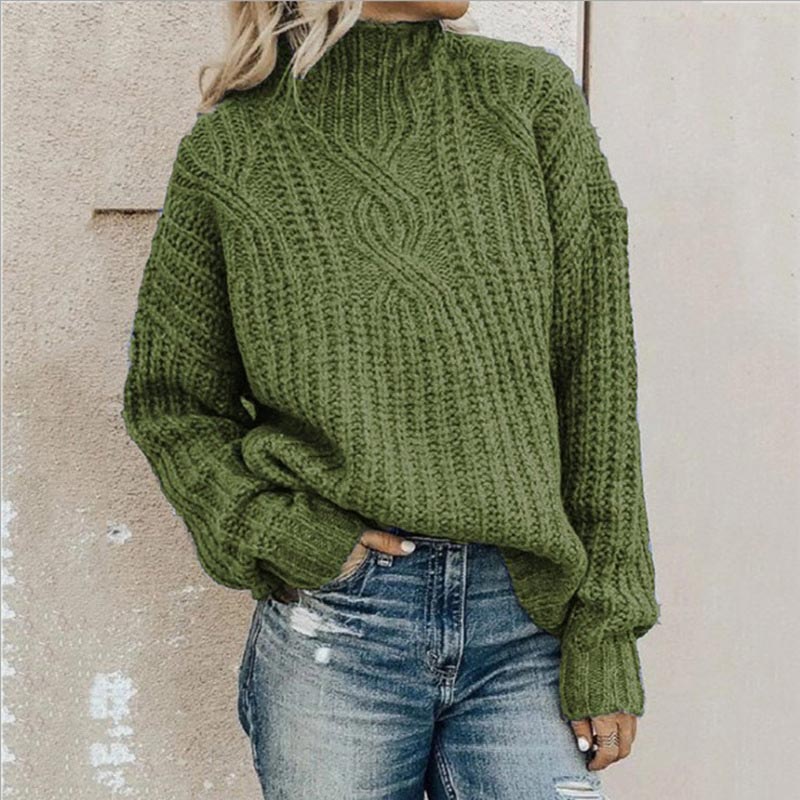 Dam Pullover Klassisk Stil Mjuk Material 1