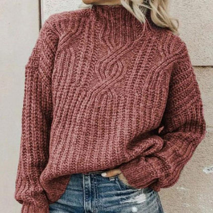 Dam Pullover Modern Stil Mjuk Material 2