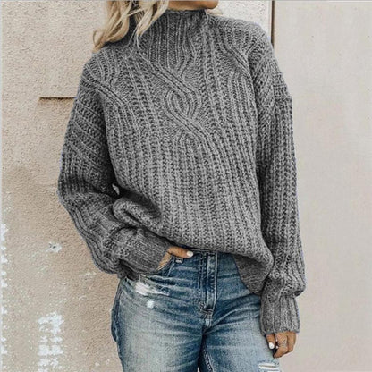 Dam Pullover Modern Stil Mjuk Material 3