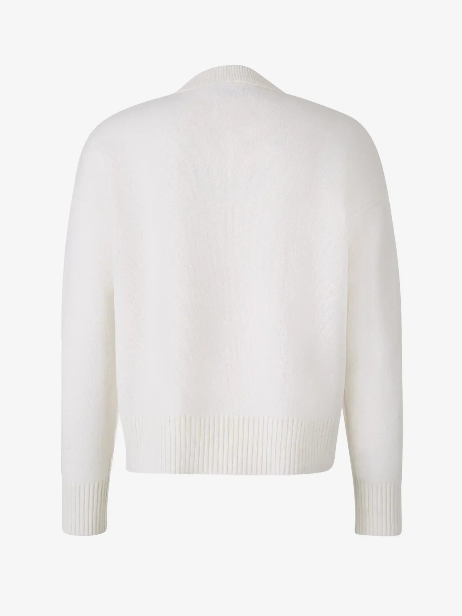 Dam Pullover med Hjärtbroderi och Komfort 1