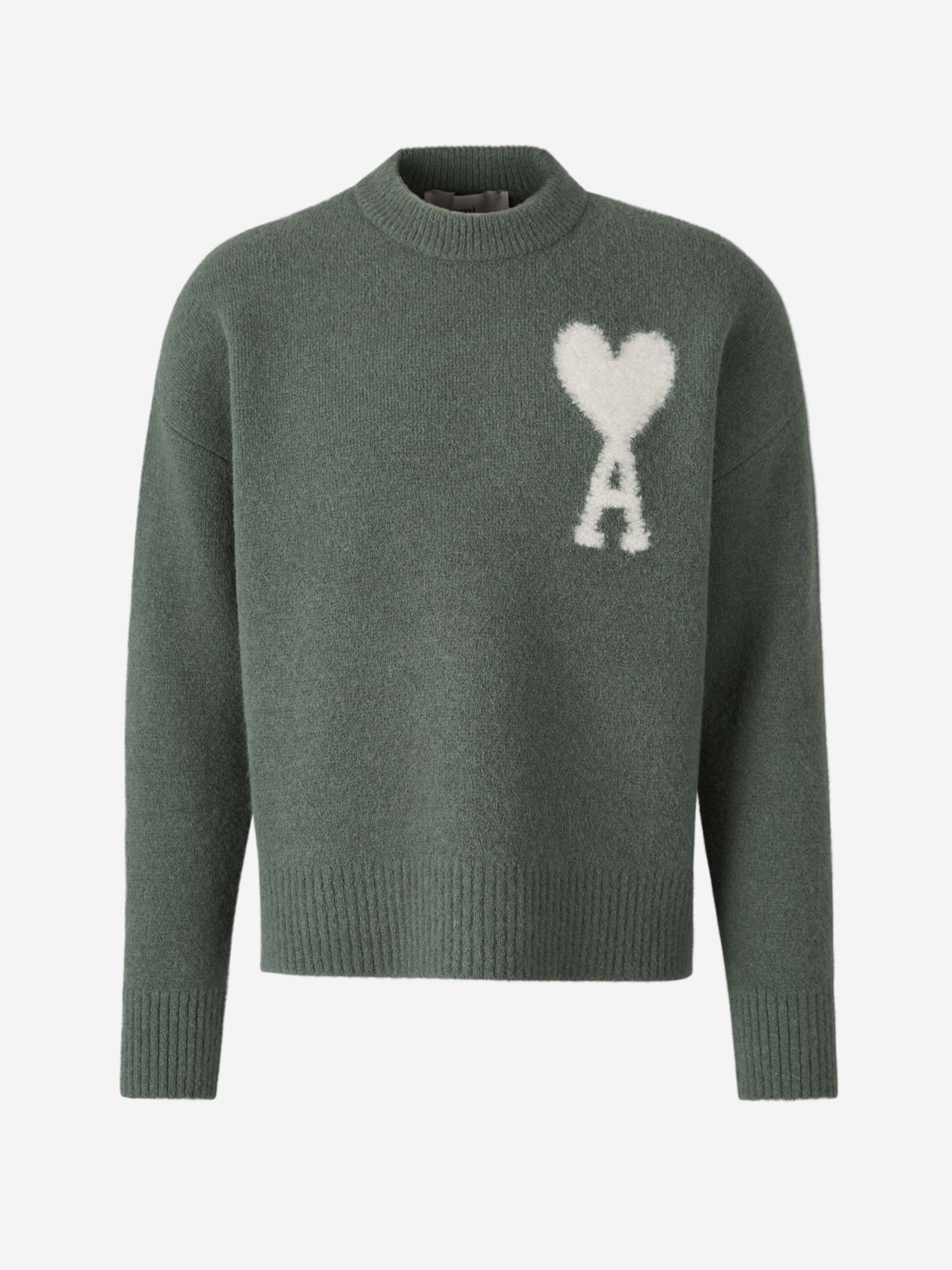 Dam Pullover med Hjärtbroderi och Komfort 20