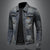 Dam Retro Denimjacka med Klassisk Stil 2