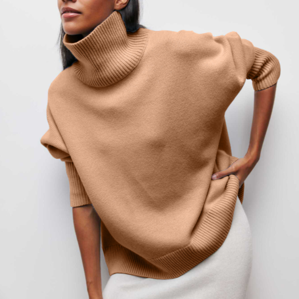 Dam Rollkragenpullover Casual Material 2