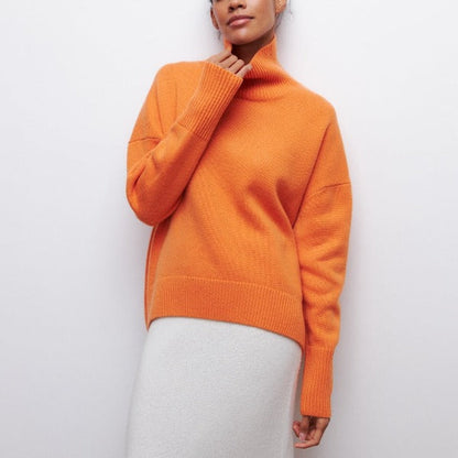 Dam Rollkragenpullover Casual Material 4