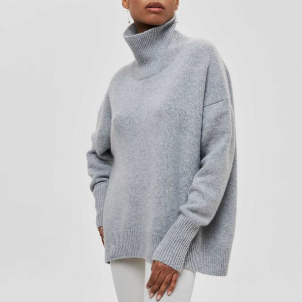 Dam Rollkragenpullover Casual Material 5