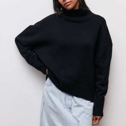 Dam Rollkragenpullover Casual Material 6